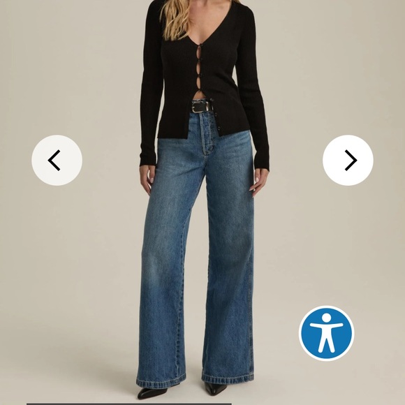 NWT Favorite Daughter The Masha Super High Rise Wide Leg
Long Beach DENIM JEANS - Picture 2 of 6